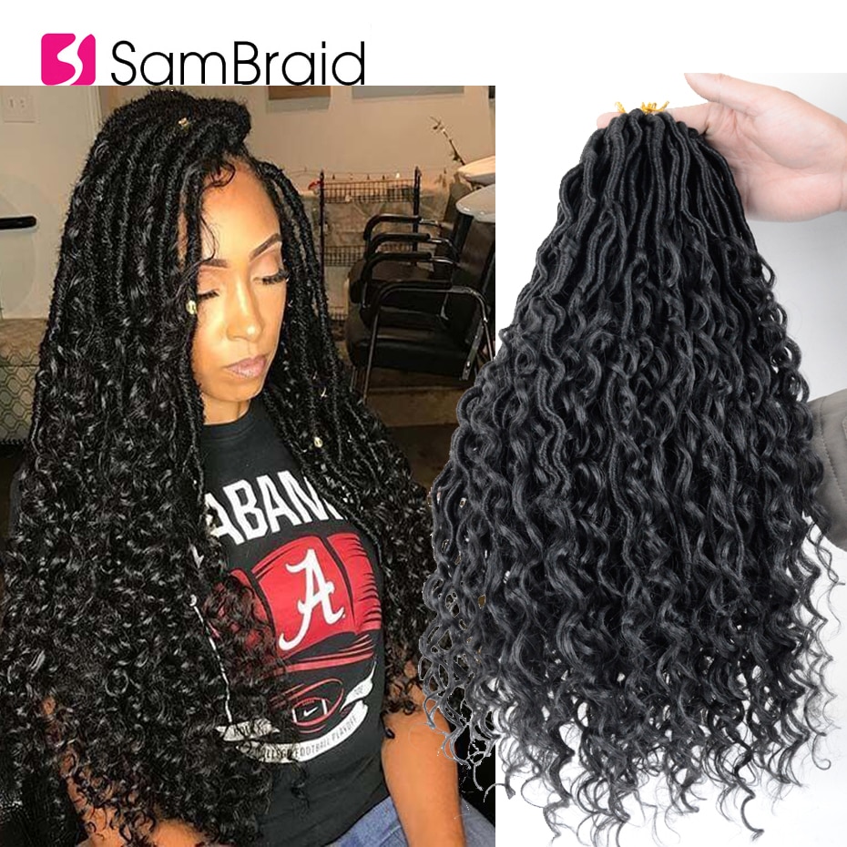 SAMBRAID 18 ġ Boho ũ  ߰ Ӹ  ¥  Locs ռ Braiding HairExtensions  ̾ 